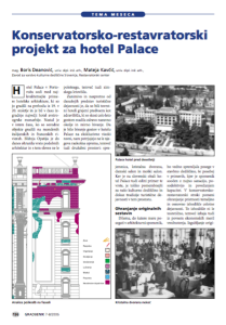 Conservation and restoration project for the Palace Hotel
