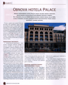 Palace Hotel renovation