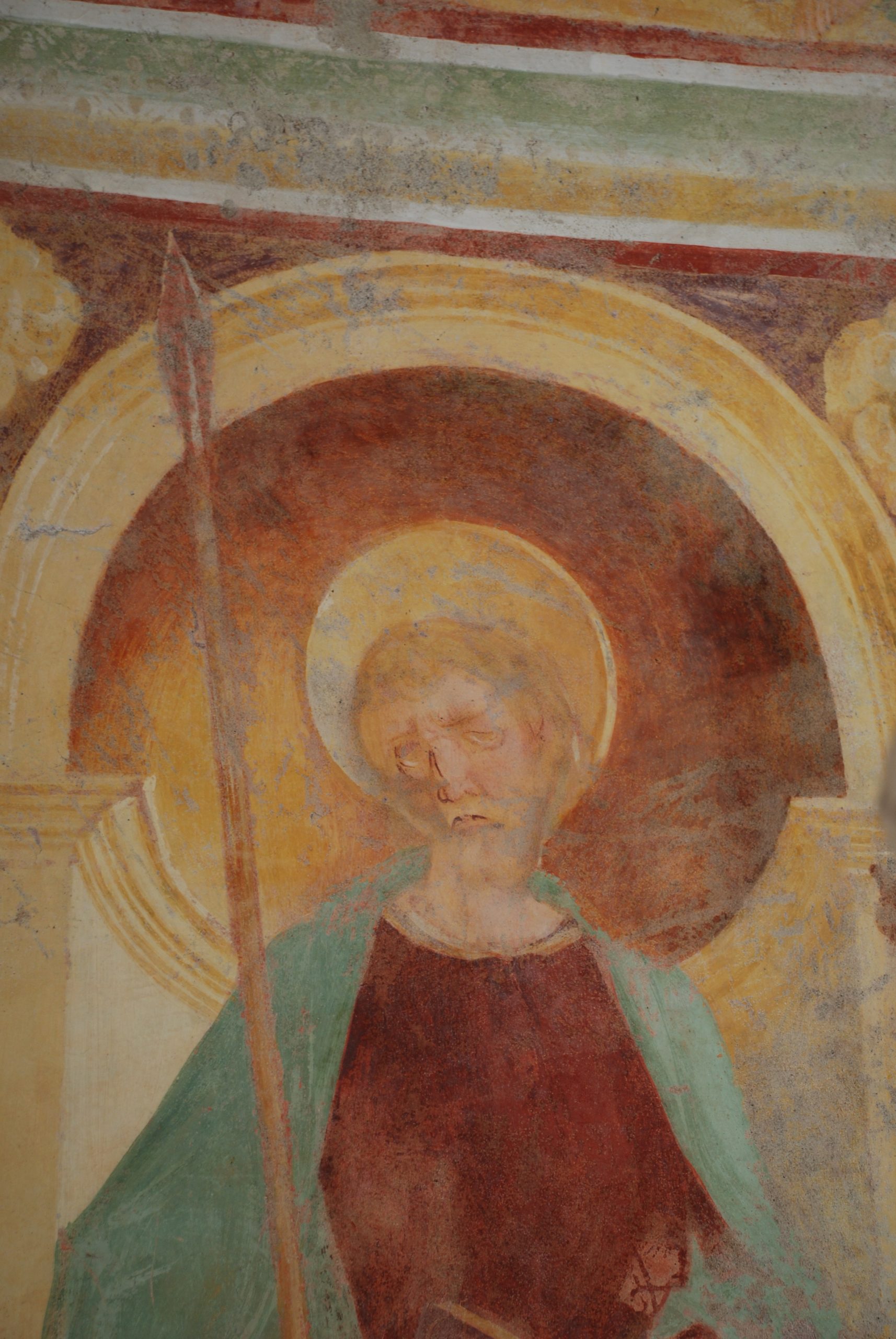 Paintings in the presbytery of the Sorrowful Mother of God